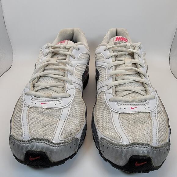 Nike Reax Run 5 Women’s Running Shoes White Silver Pink Size 8.5 No Inserts - Picture 3 of 15